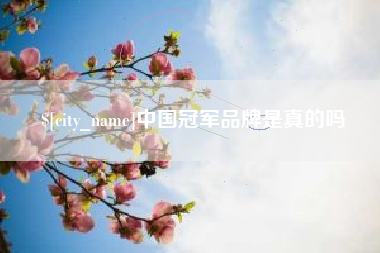 兴化中国冠军品牌是真的吗