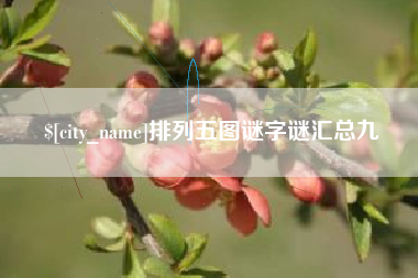 兴化排列五图谜字谜汇总九