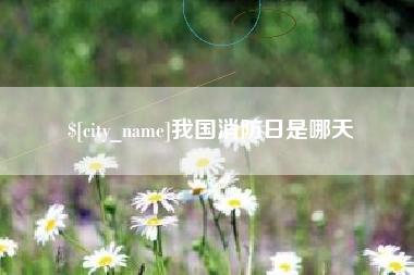 兴化我国消防日是哪天