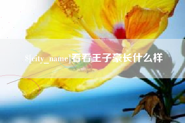 兴化看看王子豪长什么样