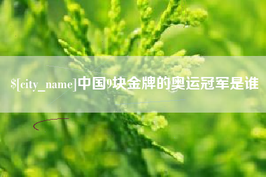兴化中国9块金牌的奥运冠军是谁