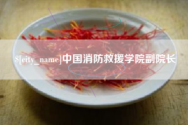 兴化中国消防救援学院副院长