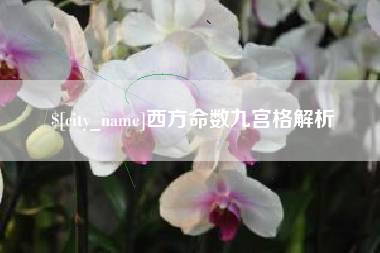 兴化西方命数九宫格解析