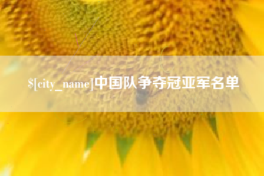 兴化中国队争夺冠亚军名单