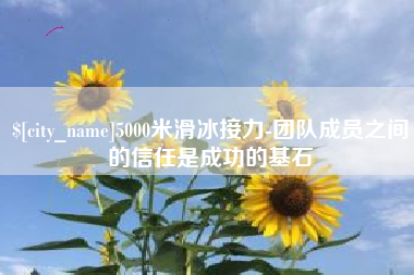 兴化5000米滑冰接力-团队成员之间的信任是成功的基石