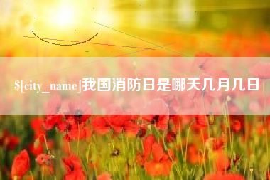 兴化我国消防日是哪天几月几日