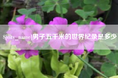 兴化男子五千米的世界纪录是多少