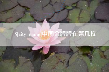 兴化中国金牌牌在第几位