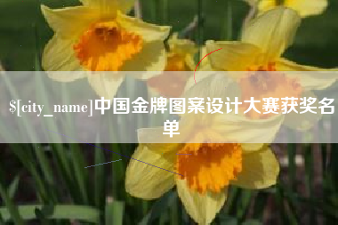 兴化中国金牌图案设计大赛获奖名单
