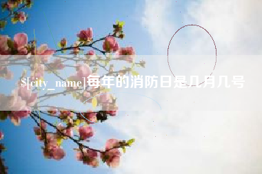 兴化每年的消防日是几月几号
