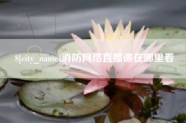 兴化消防网络直播课在哪里看