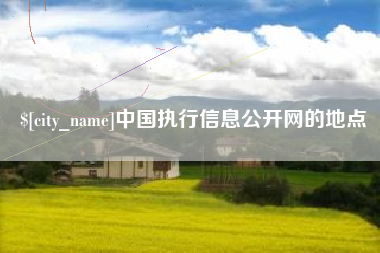 兴化中国执行信息公开网的地点