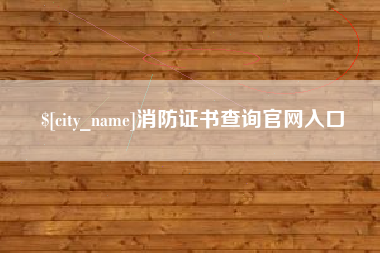 兴化消防证书查询官网入口