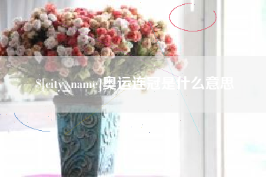 兴化奥运连冠是什么意思