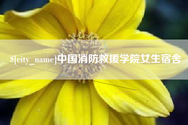 兴化中国消防救援学院女生宿舍